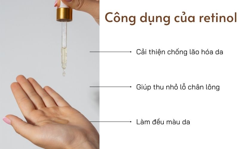 retinol giúp chống lão hóa da