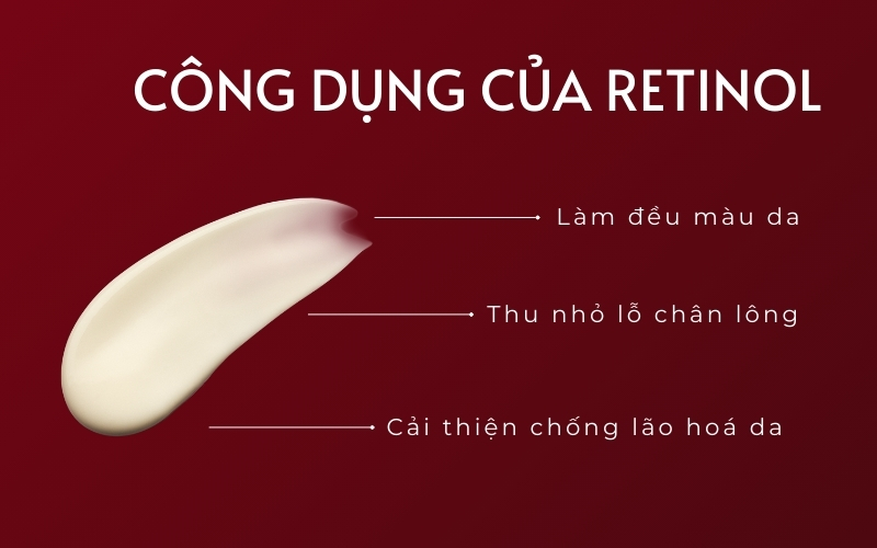 Lợi ích khi dùng retinol