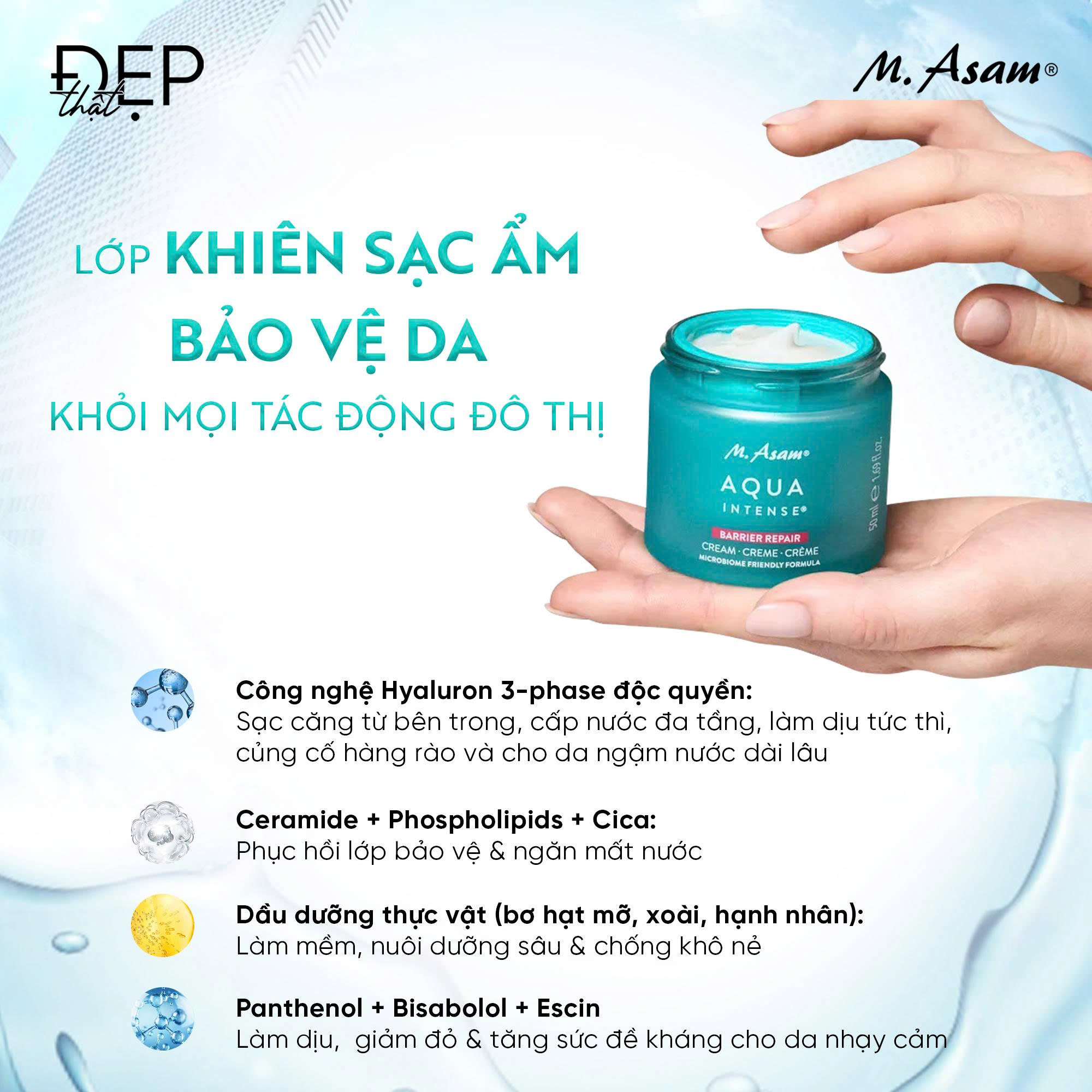 AQUA INTENSE BARRIER REPAIR CREAM 3 Aqua intense barrier repair cream 3