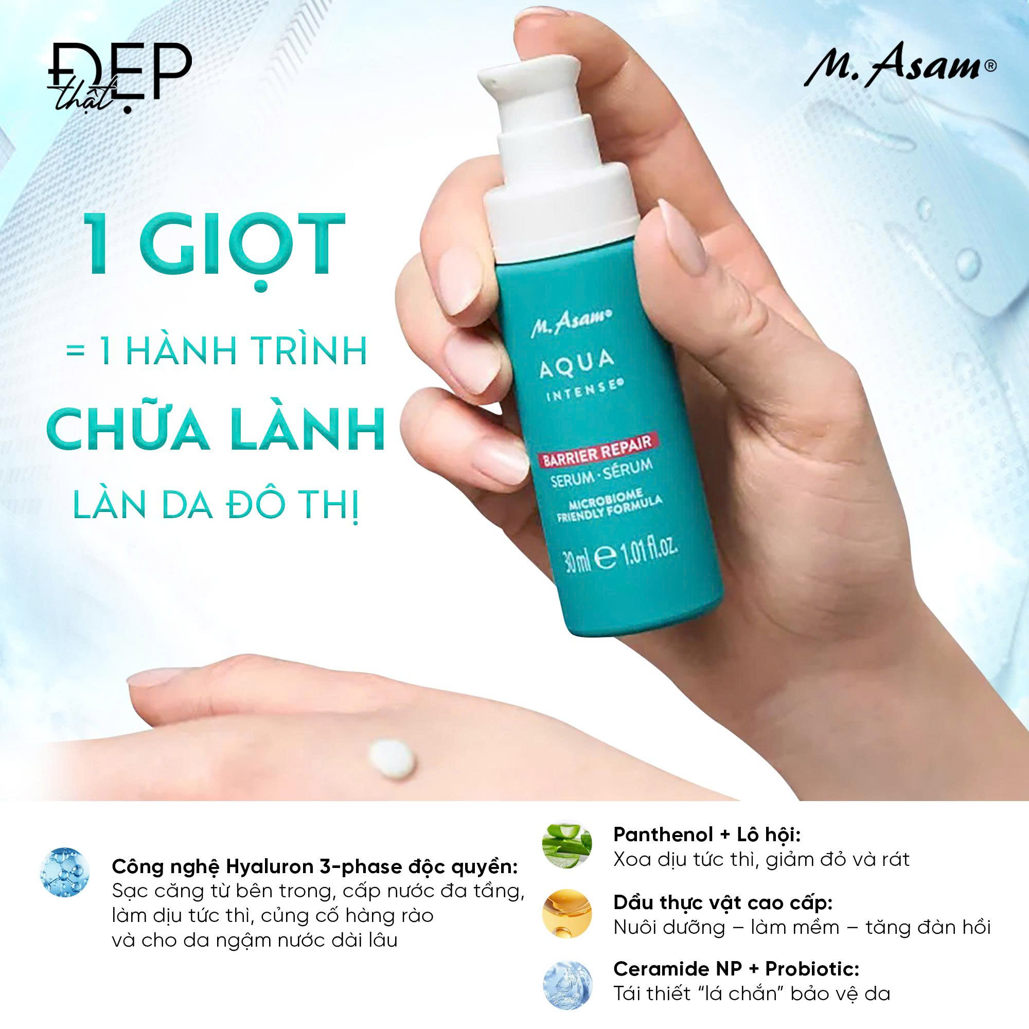 AQUA INTENSE BARRIER REPAIR SERUM 3 Aqua intense barrier repair serum 3