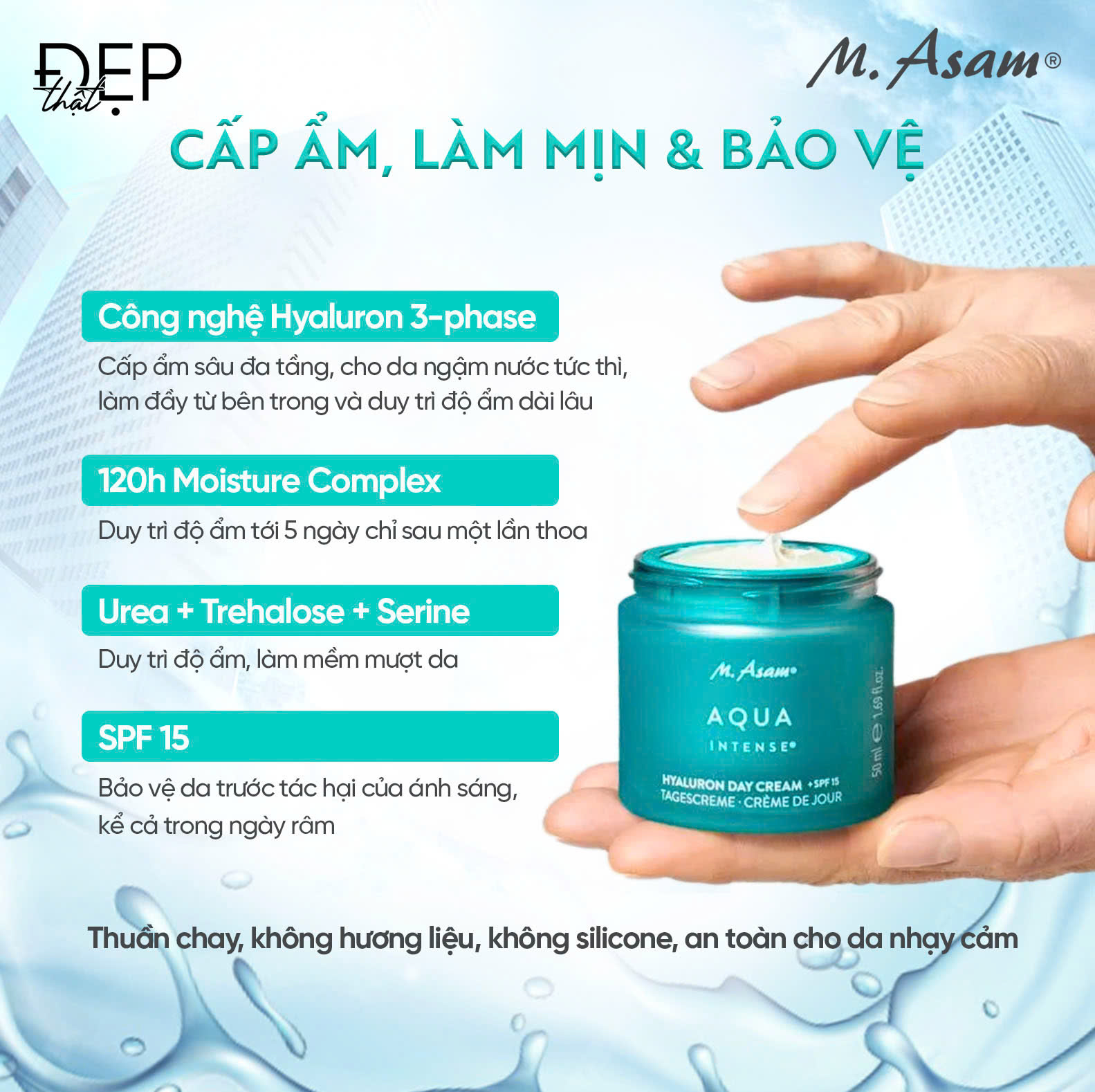 AQUA INTENSE HYALURON CREAM SPF15 3 Aqua intense hyaluron cream spf15 3