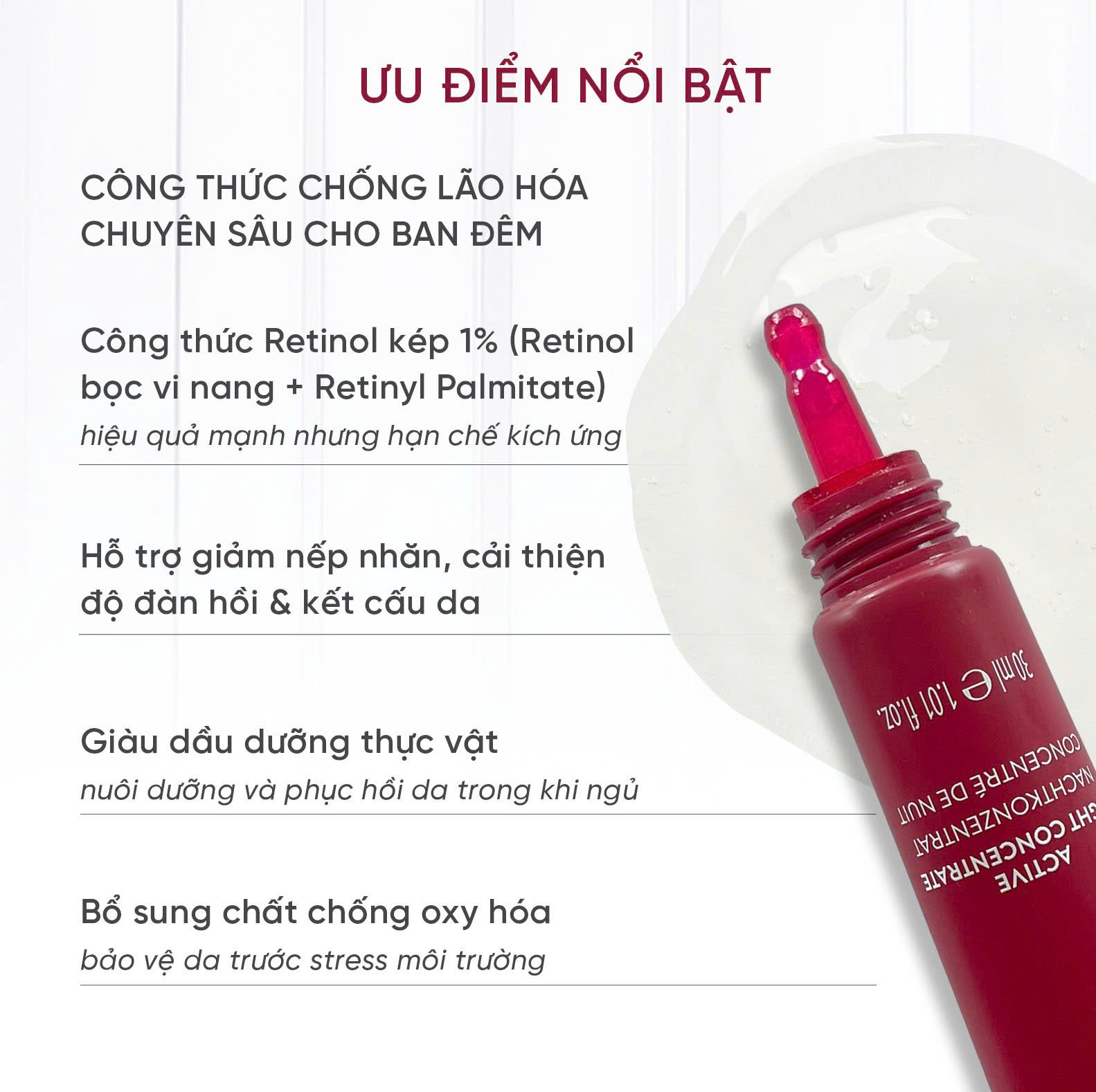 RETINOL INTENSE ACTIVE NIGHT CONCENTRATE 2 Retinol intense active night concentrate 2