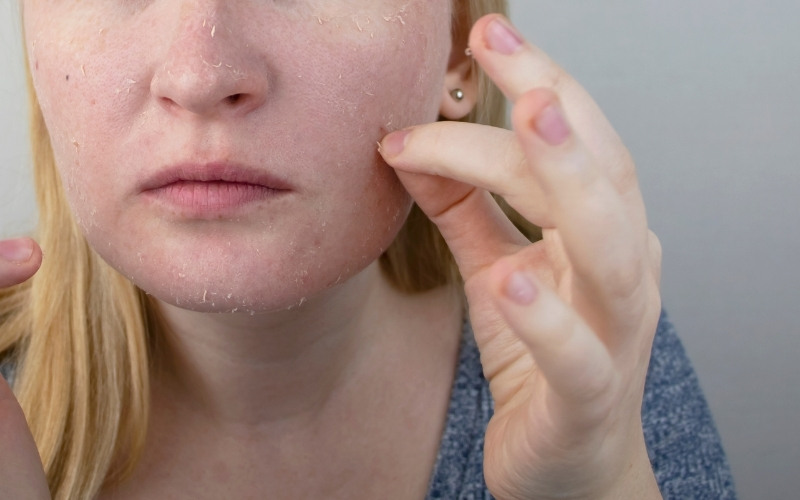 kết hơp niacinamide và retinol da bị khô không